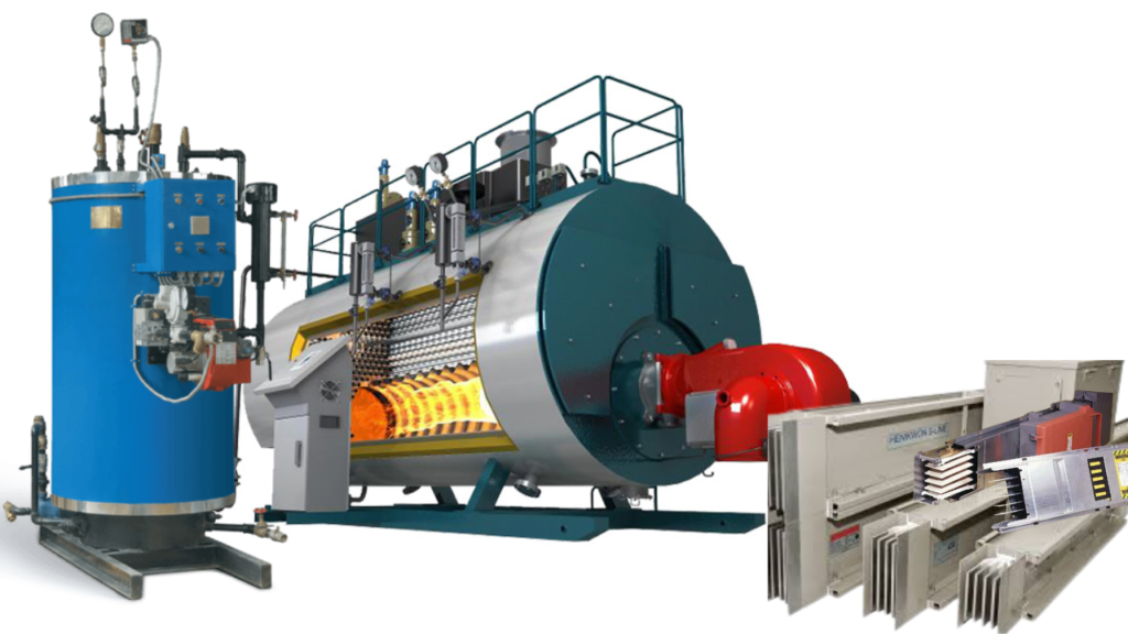 Services boiler and bbt utility system installation for industrial plants