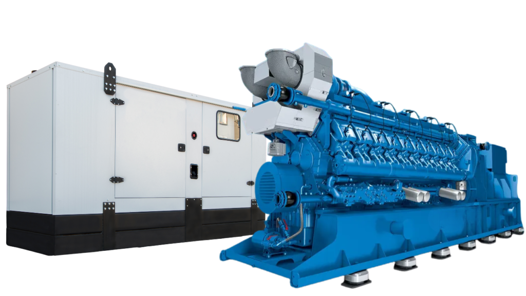 Services industrial generator supply, installation and load testing service